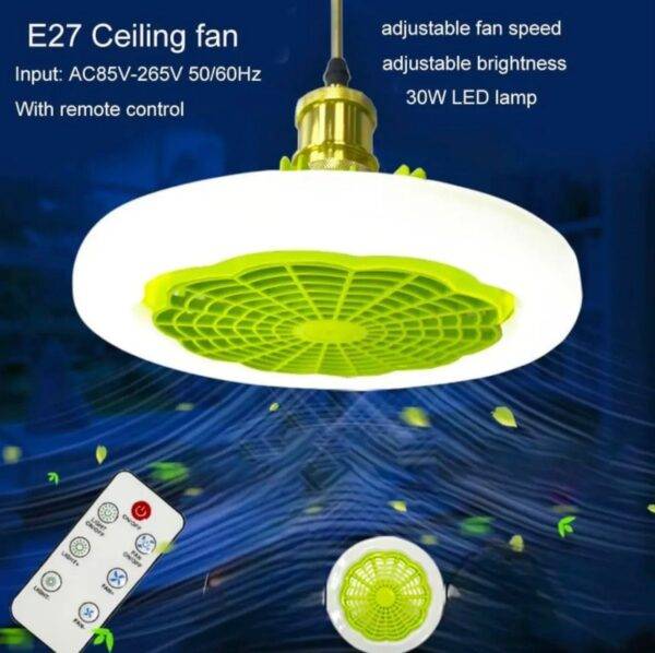 LU4478 - FOCO VENTILADOR CON CONTROL REMOTO (1 PZA)