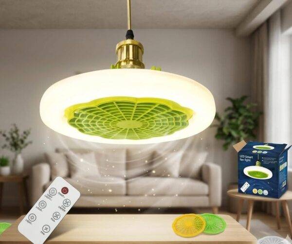 LU4478 - FOCO VENTILADOR CON CONTROL REMOTO (1 PZA)