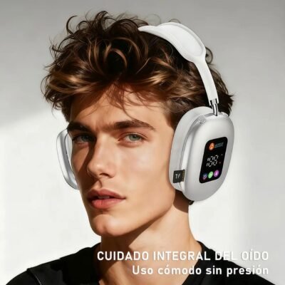 700 - AUDIFONOS DE DIADEMA CON PANTALLA LED "MAX700" (1 PZA)