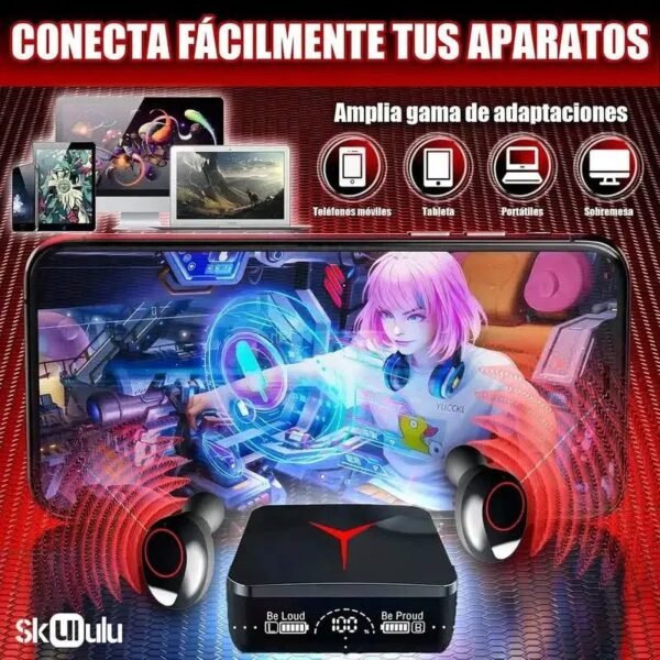 8690 - AUDIFONOS CON ESTUCHE DE CARGA "M90 PRO" (1 PZA)