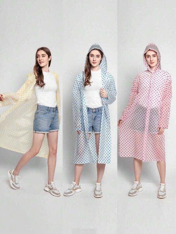 H998 - IMPERMEABLE "PUNTITOS" PARA ADULTO CALIDAD EVA (1 PZA)