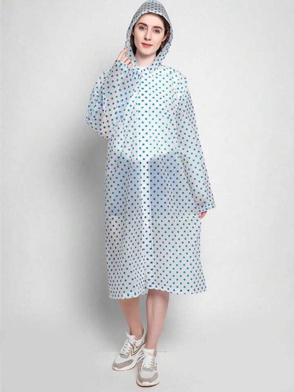 H998 - IMPERMEABLE "PUNTITOS" PARA ADULTO CALIDAD EVA (1 PZA)