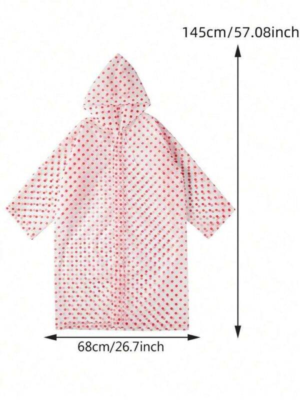 H998 - IMPERMEABLE "PUNTITOS" PARA ADULTO CALIDAD EVA (1 PZA)