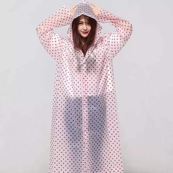 H998 - IMPERMEABLE "PUNTITOS" PARA ADULTO CALIDAD EVA (1 PZA)