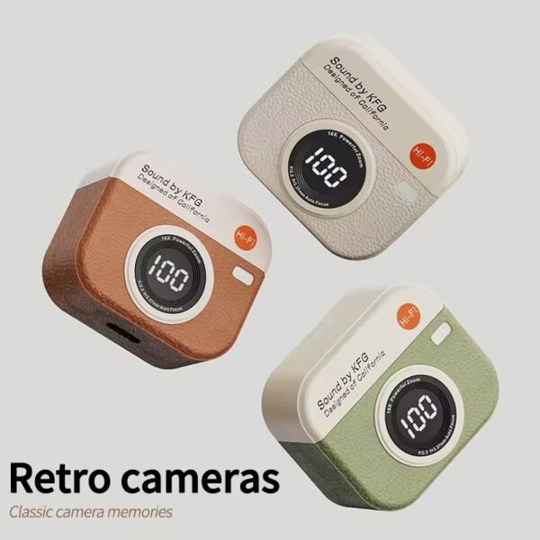 LU88738 - AUDIFONOS "CAMARA RETRO" "Q86" (1 PZA)