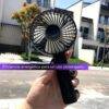 14442 - MINI VENTILADOR RECARGABLE DE MANO Y CON BASE (1 PZA)