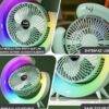 17619 - VENTILADOR CON RGB (1 PZA)