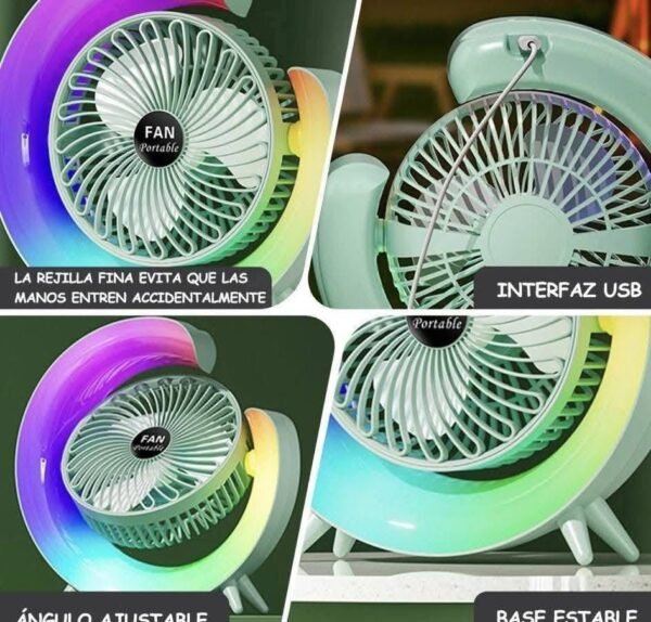 17619 - VENTILADOR CON RGB (1 PZA)