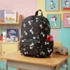 YZ-5104 - MOCHILA DISEÑO "CARTOON" x "SNOOPY" (1 PZA)