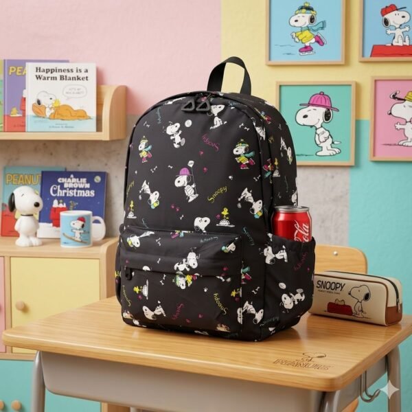 YZ-5104 - MOCHILA DISEÑO "CARTOON" x "SNOOPY" (1 PZA)