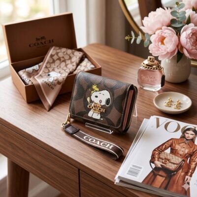 WXL-1087 - MINI MONEDERO x "COACH" POR TERCIA (3 PIEZAS)