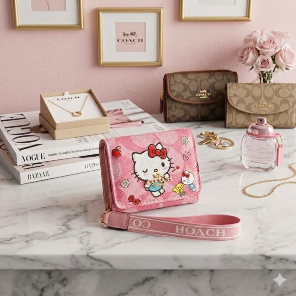 WXL-1087 - MINI MONEDERO x "COACH" POR TERCIA (3 PIEZAS)