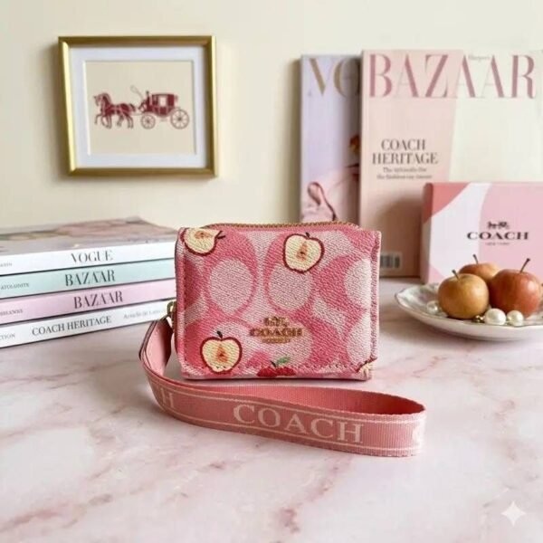 WXL-1087 - MINI MONEDERO x "COACH" POR TERCIA (3 PIEZAS)