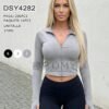 DY54282 - CHAMARRA DEPORTIVA CORTE "CROP" PARA DAMA POR TERCIA (3 PIEZAS)
