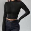 DY54282 - CHAMARRA DEPORTIVA CORTE "CROP" PARA DAMA POR TERCIA (3 PIEZAS)