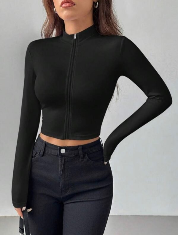 DY54282 - CHAMARRA DEPORTIVA CORTE "CROP" PARA DAMA POR TERCIA (3 PIEZAS)