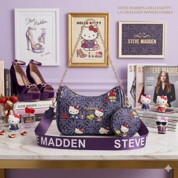 S917-670 - CROSSBODY DE "PERSONAJES" CON MONEDERO x "STEVE MADDEN" (1 PZA)