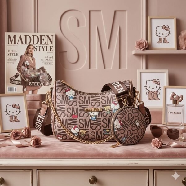 S917-670 - CROSSBODY DE "PERSONAJES" CON MONEDERO x "STEVE MADDEN" (1 PZA)