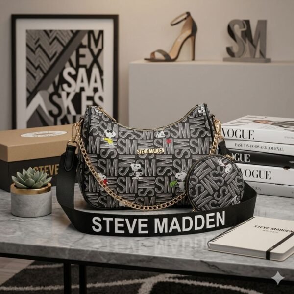 S917-670 - CROSSBODY DE "PERSONAJES" CON MONEDERO x "STEVE MADDEN" (1 PZA)