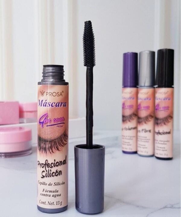 15190 - MASCARA "PROFESIONAL SILICON" x "PROSA" TAPA GRIS (1 PZA)