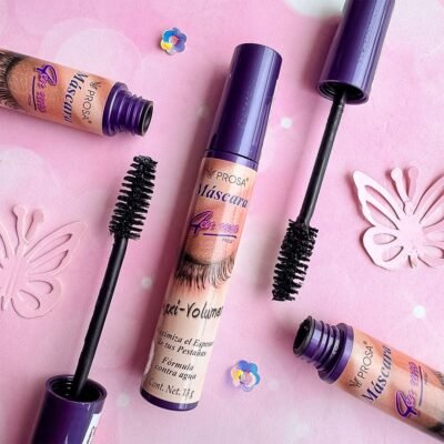 15153 - MASCARA "MAXI-VOLUMEN" x "PROSA" TAPA MORADA (1 PZA)