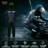 HT1001 - CONJUNTO DE IMPERMEABLE PARA MOTOCICLISTA (1 PZA)
