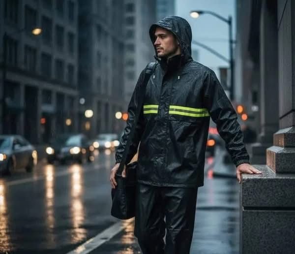HT1001 - CONJUNTO DE IMPERMEABLE PARA MOTOCICLISTA (1 PZA)