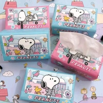 LU99167 - PAQUETE DE KLEENEX DESECHABLES x "SNOOPY". (1 PAQUETE)