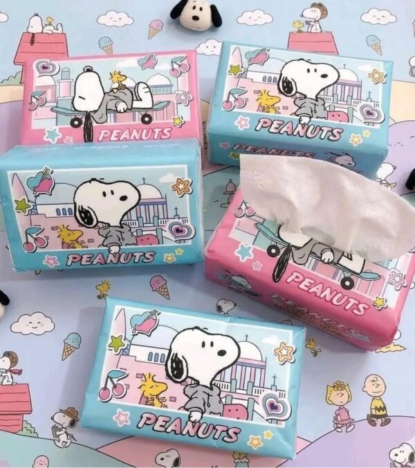 LU99167 - PAQUETE DE KLEENEX DESECHABLES x "SNOOPY". (1 PAQUETE)