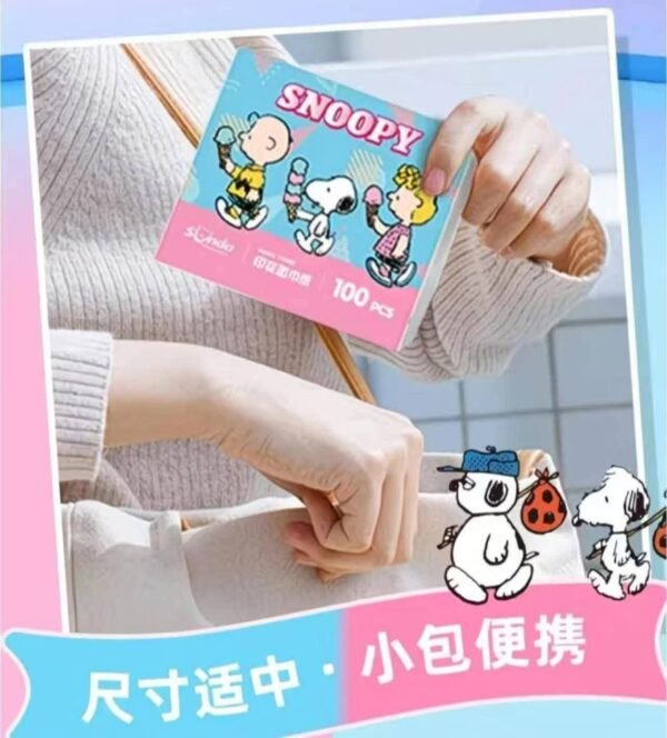 LU99167 - PAQUETE DE KLEENEX DESECHABLES x "SNOOPY". (1 PAQUETE)