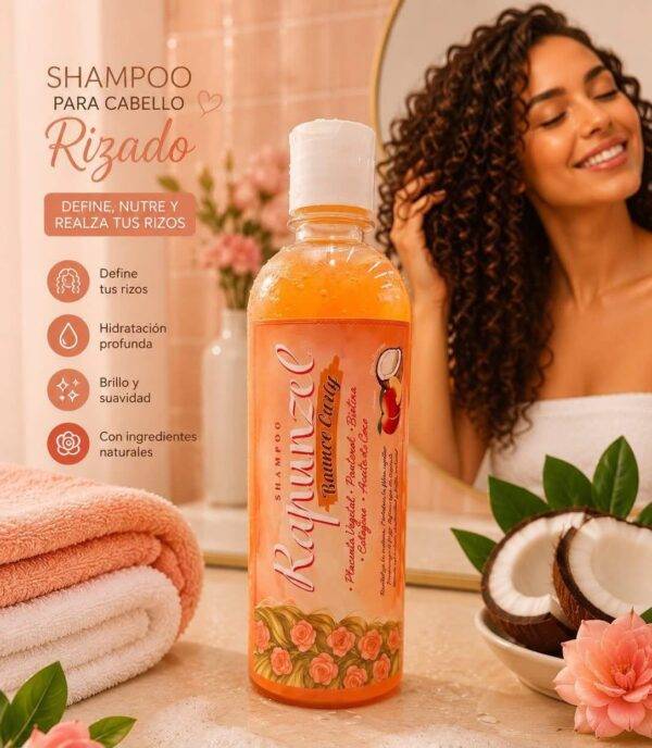 5055 - SHAMPOO PARA CABELLO RIZADO "CURLY" x "RAPUNZEL" (1 PZA)