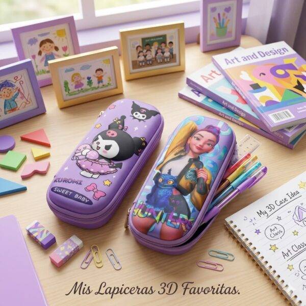 W-003 - LAPICERA 3D x "PERSONAJES" (1 PZA)
