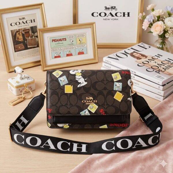 M643-31 - CROSSBODY "COACH" x "SNOOPY" (1 PZA)