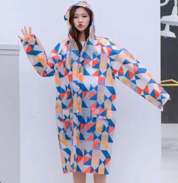 B123 - IMPERMEABLE PARA ADULTO CON DISEÑO "KAWAII" (1 PZA)