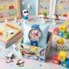 E208 - RELOJ x "SNOOPY" CON CAJA (1 PZA)