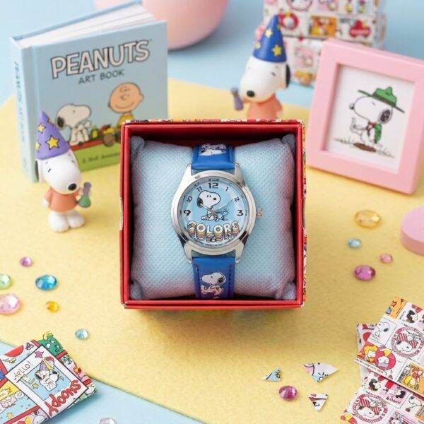 E208 - RELOJ x "SNOOPY" CON CAJA (1 PZA)