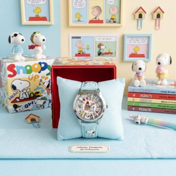 E208 - RELOJ x "SNOOPY" CON CAJA (1 PZA)