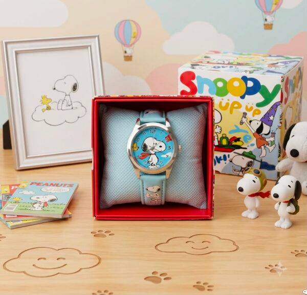 E208 - RELOJ x "SNOOPY" CON CAJA (1 PZA)