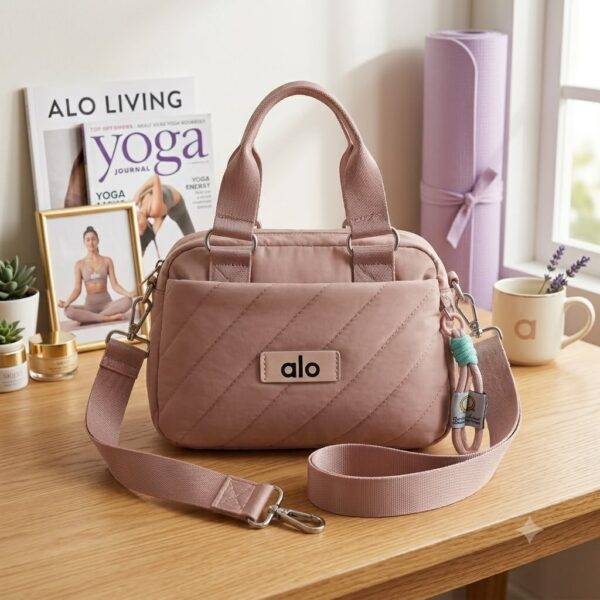 XM-2049 - MINI TOTE BAG CON LLAVERO x "ALO" (1 PZA)