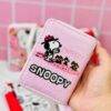 JSQB-20- TERCIA DE MONEDERO x SNOOPY. (3 PZS)