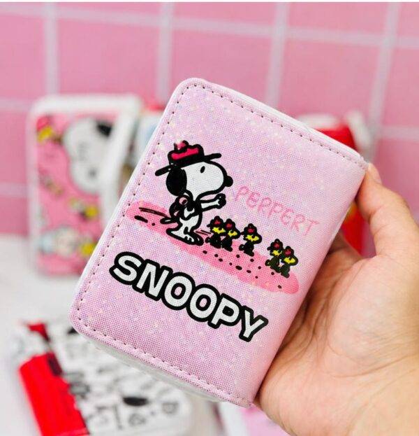 JSQB-20- TERCIA DE MONEDERO x SNOOPY. (3 PZS)