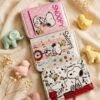 JSQB-20- TERCIA DE MONEDERO x SNOOPY. (3 PZS)