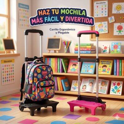 2090 - CARRITO CON LUZ LED PARA MOCHILA DE PRIMARIA (1 PZA)