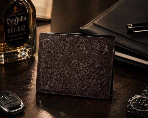 S8104 - CARTERA x "COACH" PARA CABALLERO CON CAJA (1 PZA)