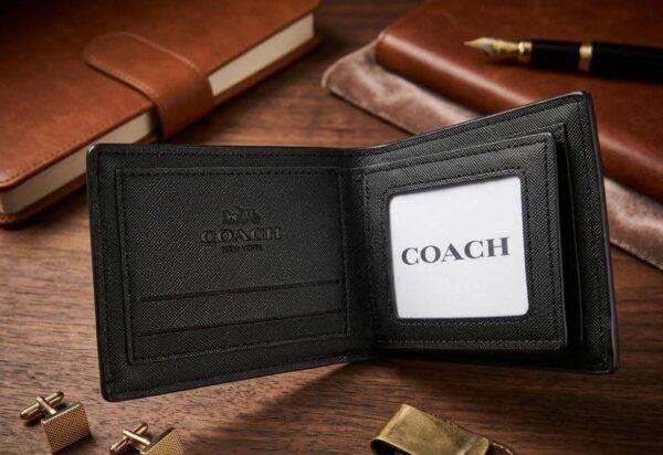 S8104 - CARTERA x "COACH" PARA CABALLERO CON CAJA (1 PZA)