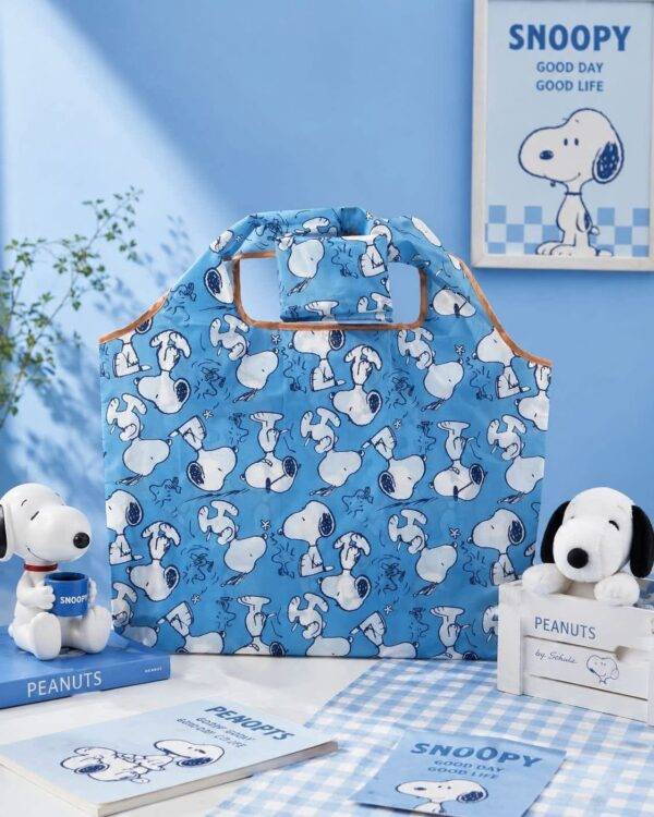 1SNB - BOLSA PLEGABLE Y REUTILIZABLE x "SNOOPY" (1 PZA)