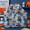 1SNB - BOLSA PLEGABLE Y REUTILIZABLE x "SNOOPY" (1 PZA)