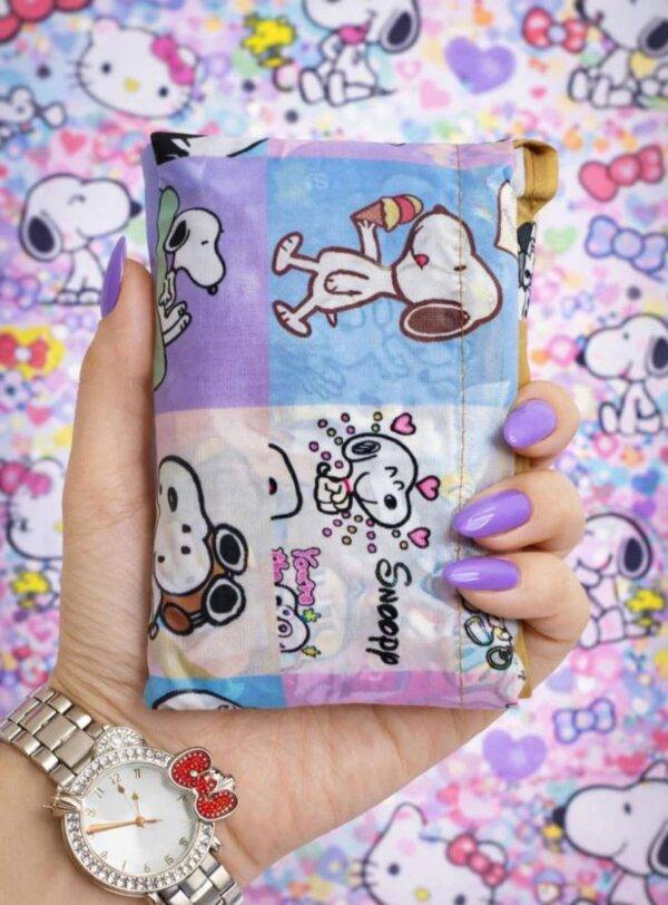 1SNB - BOLSA PLEGABLE Y REUTILIZABLE x "SNOOPY" (1 PZA)