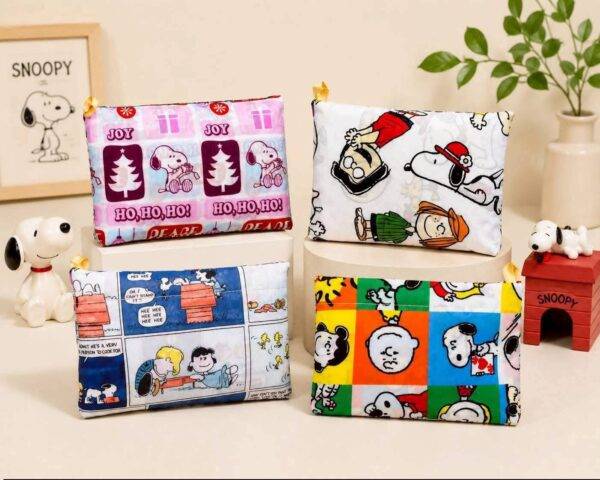 1SNB - BOLSA PLEGABLE Y REUTILIZABLE x "SNOOPY" (1 PZA)