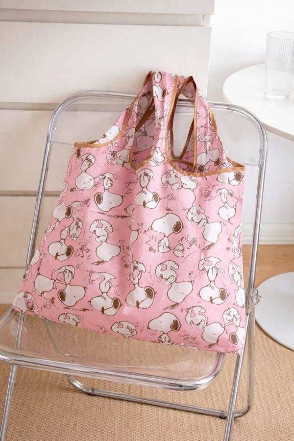 1SNB - BOLSA PLEGABLE Y REUTILIZABLE x "SNOOPY" (1 PZA)